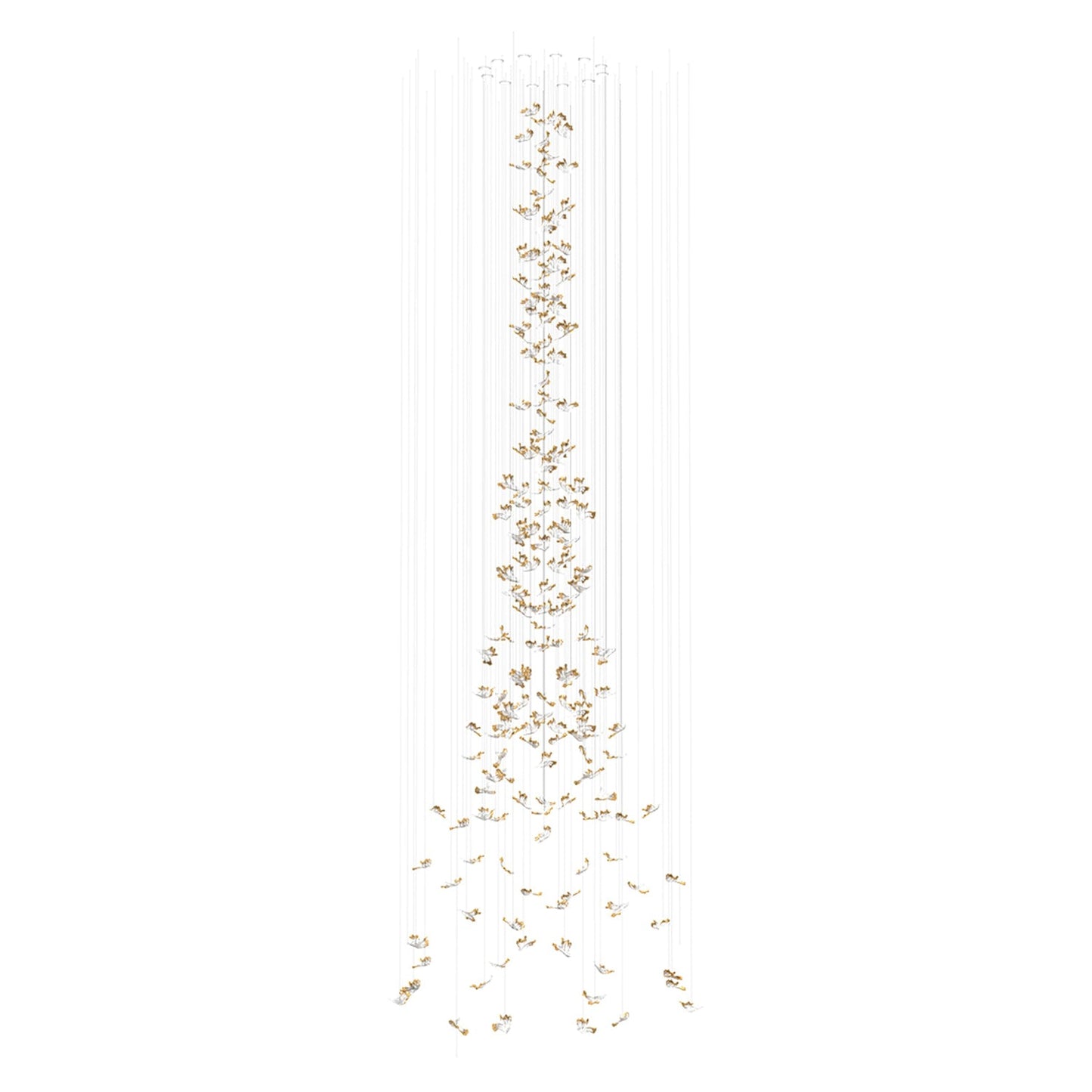 Frosted Petals Frozen Chandelier