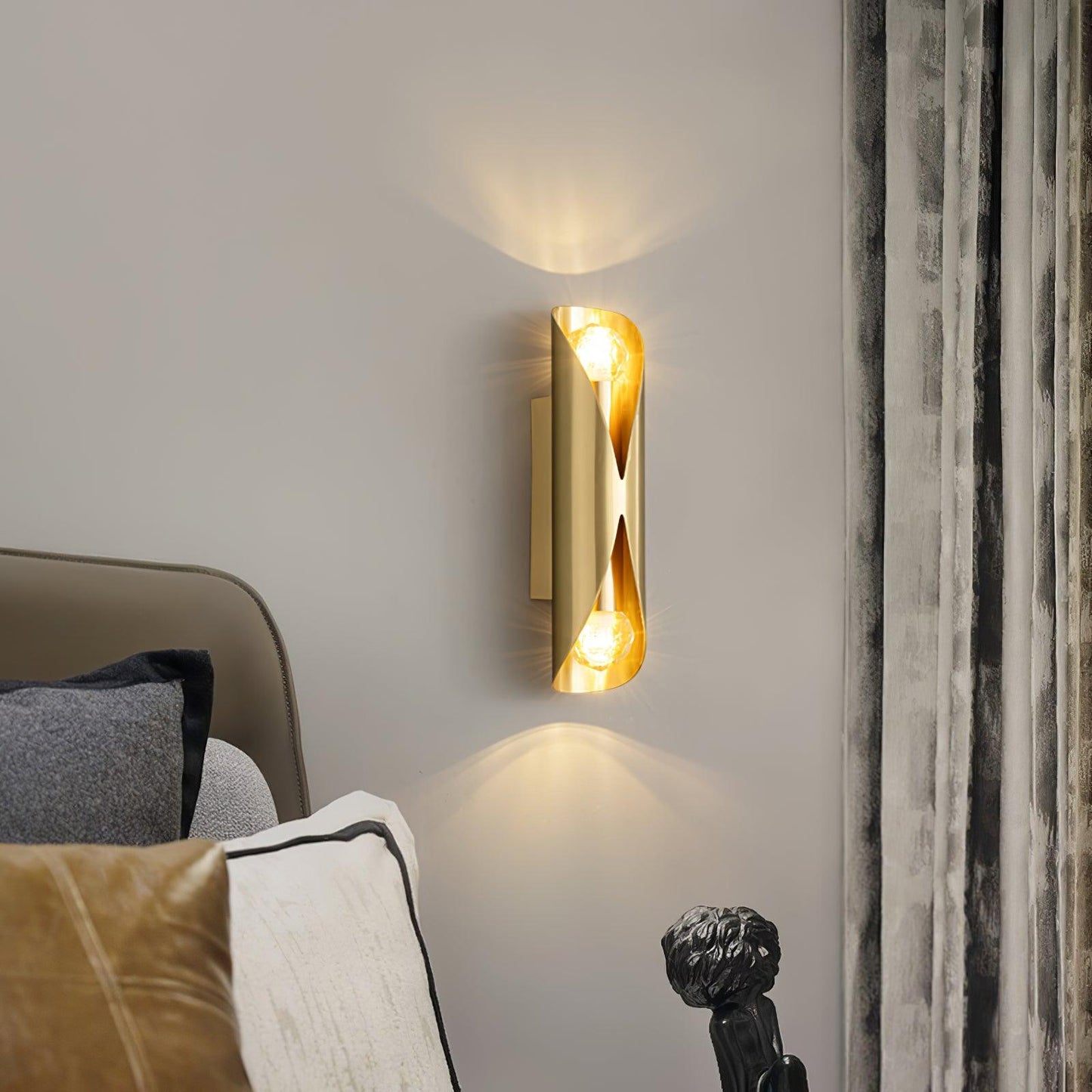 Diamonds Brass Wall Lamp