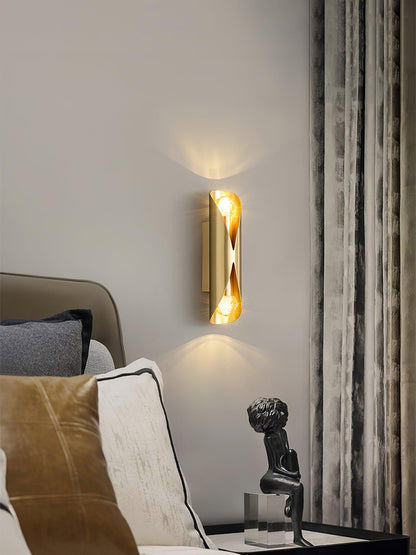 Diamonds Brass Wall Lamp