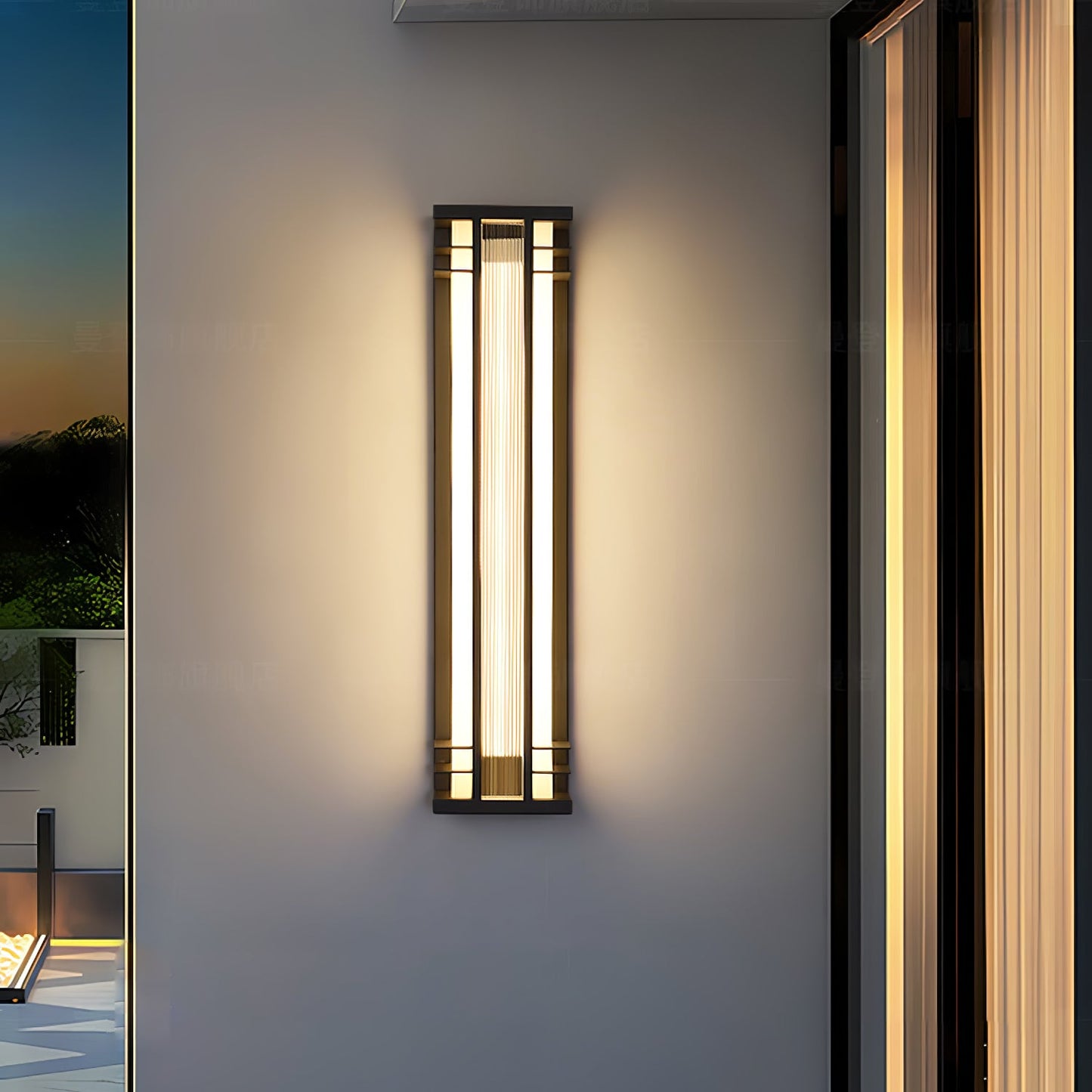 Double Axis Outdoor Wall Lamp