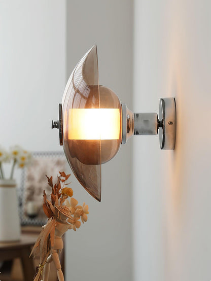 Flying Saucer Chrome Wall Light