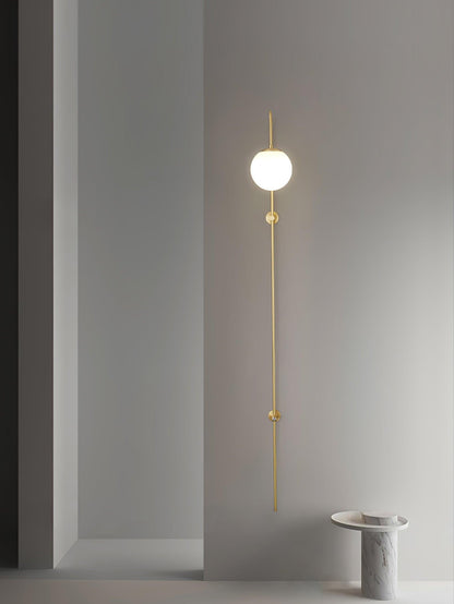 Globe Brass Wall Sconce