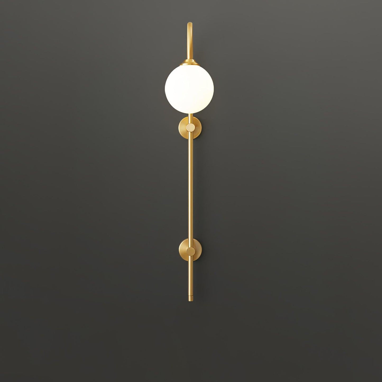 Globe Brass Wall Sconce