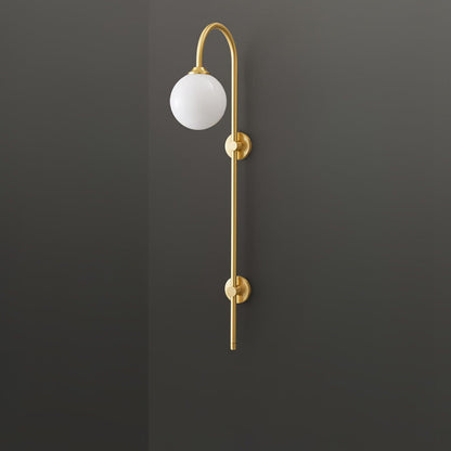 Globe Brass Wall Sconce