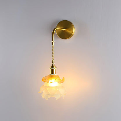 Laura Brass Wall Lamp