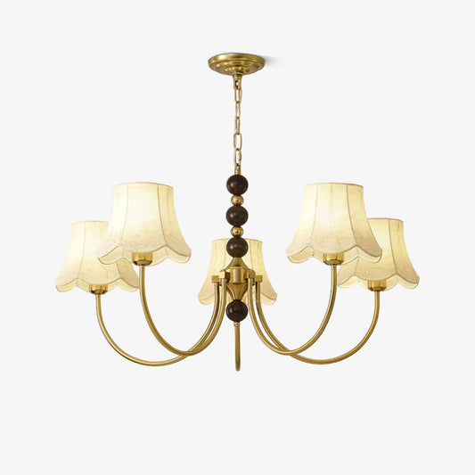 Orchid Fabric Chandelier