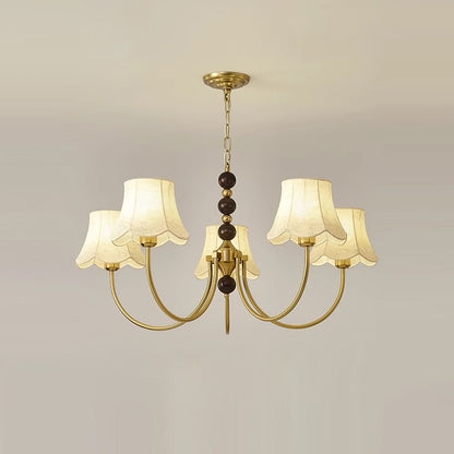 Orchid Fabric Chandelier