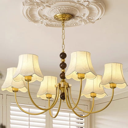 Orchid Fabric Chandelier