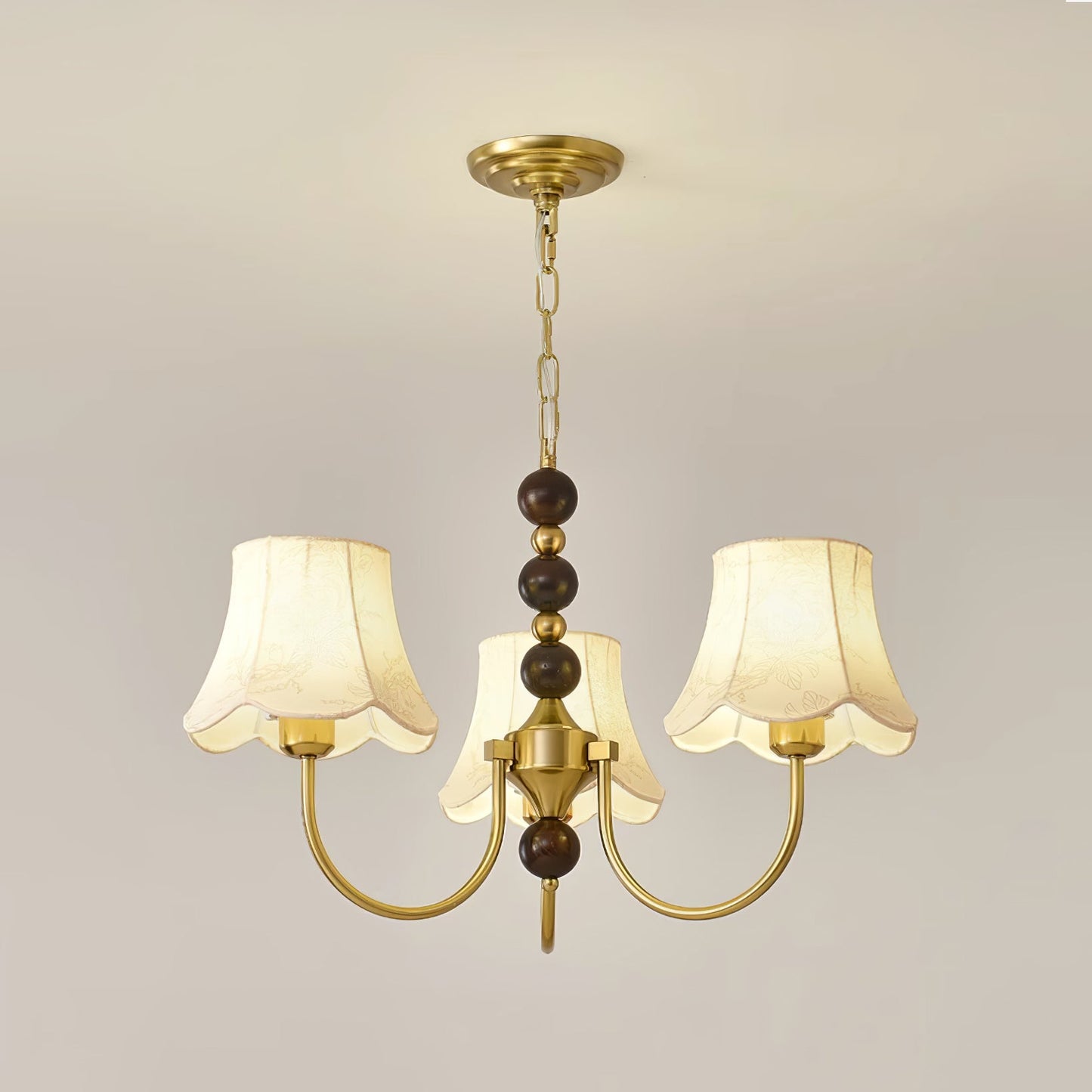 Orchid Fabric Chandelier