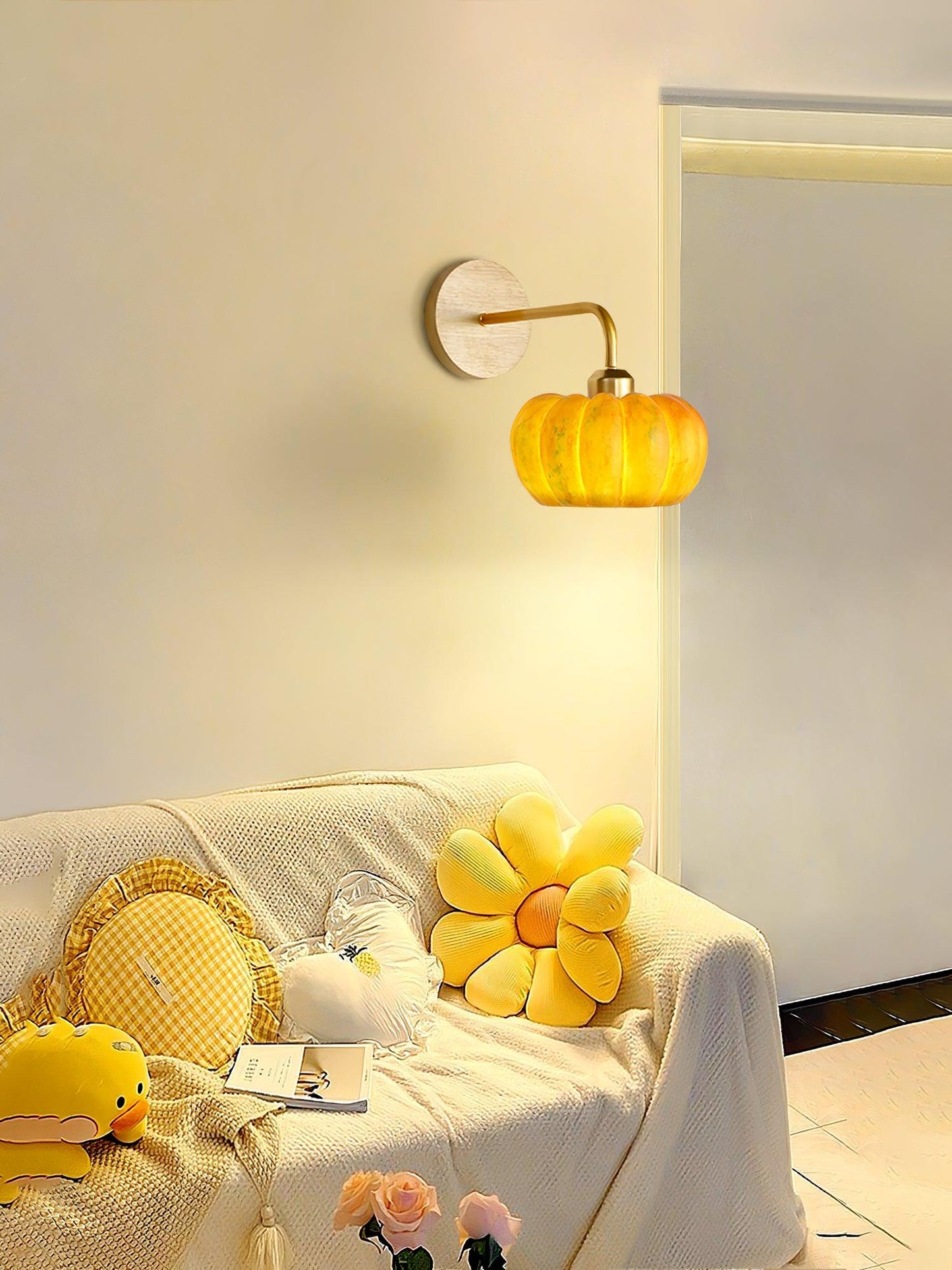 Pumpkin Wall Light