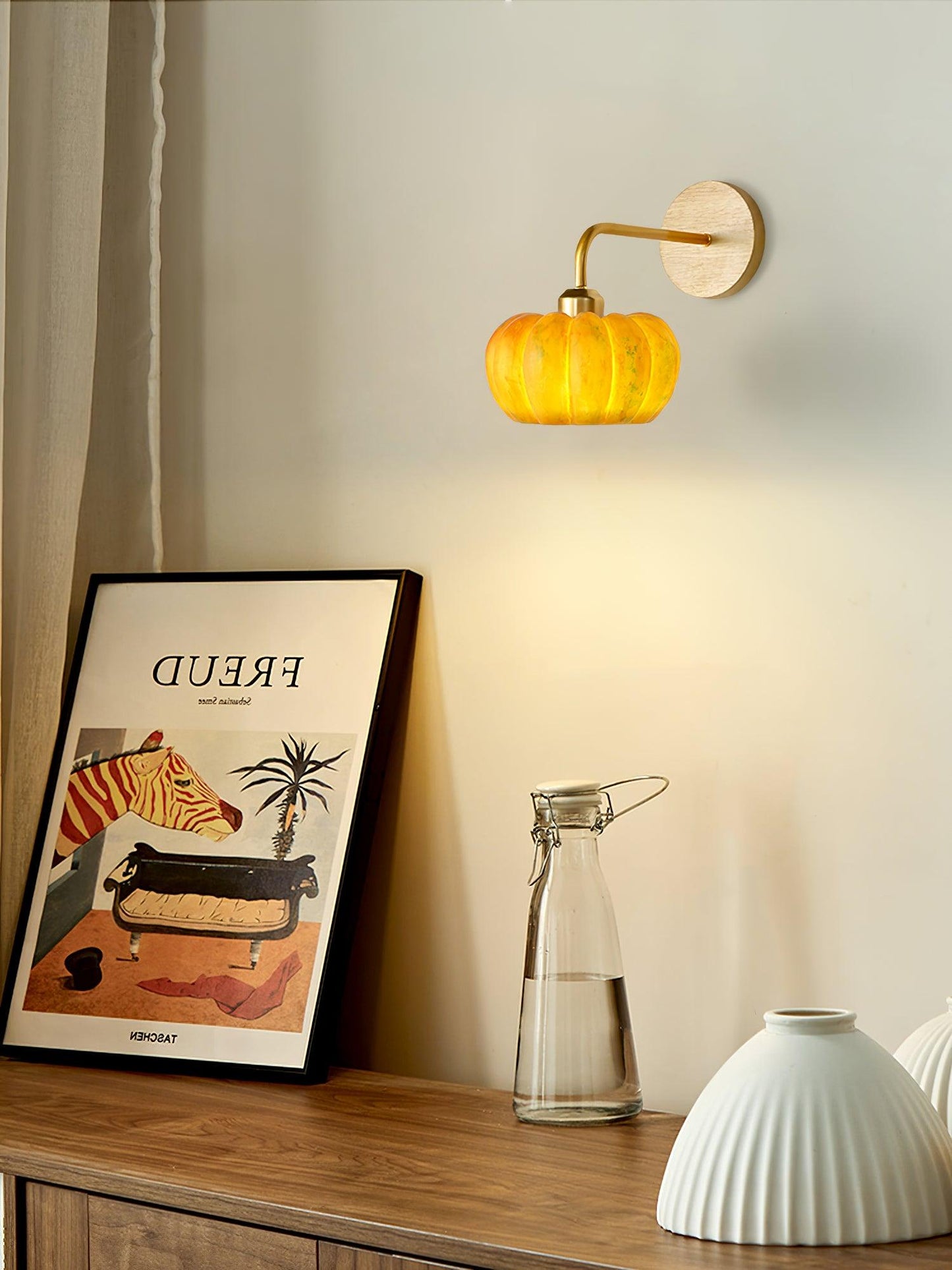 Pumpkin Wall Light