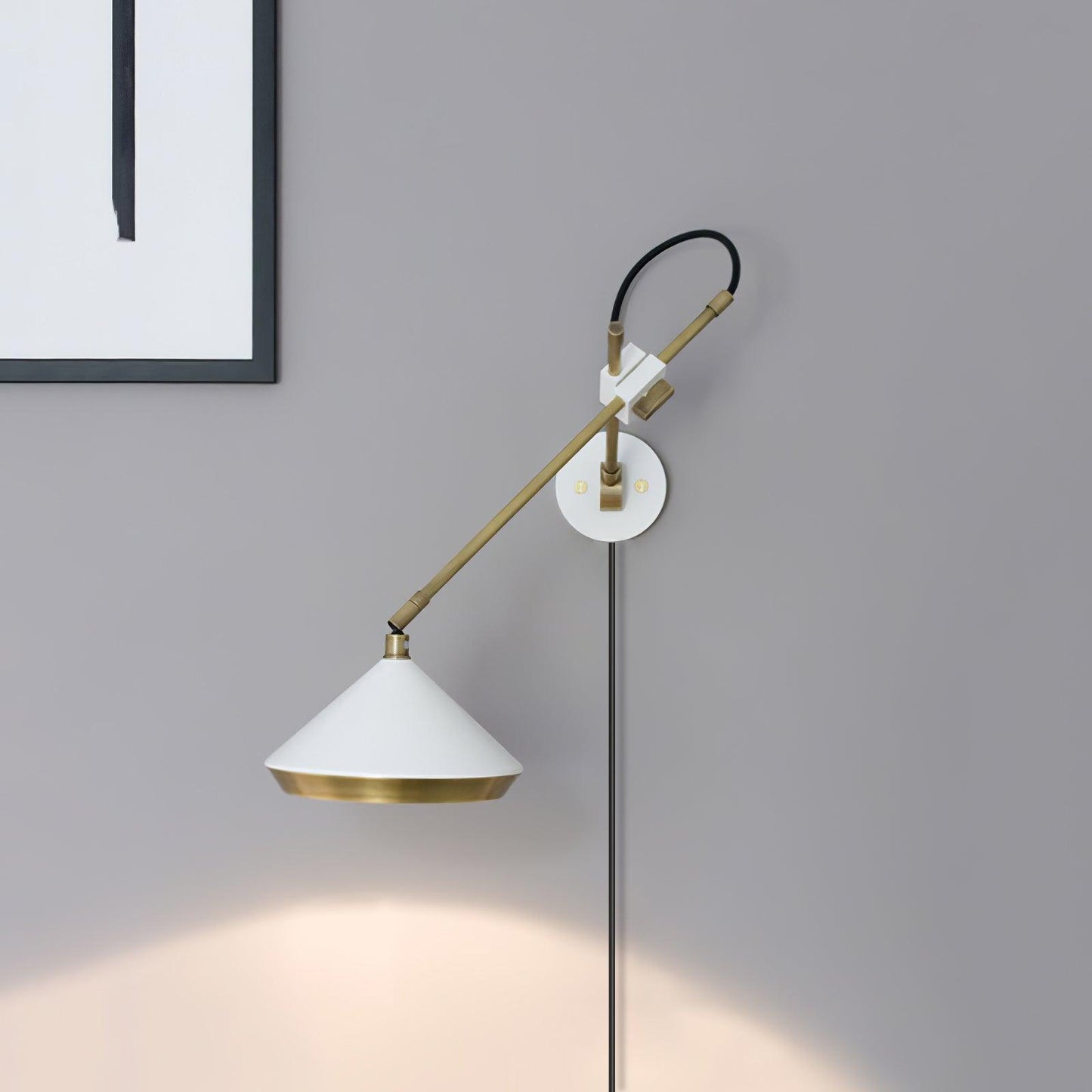 Shear Plug-in Wall Light