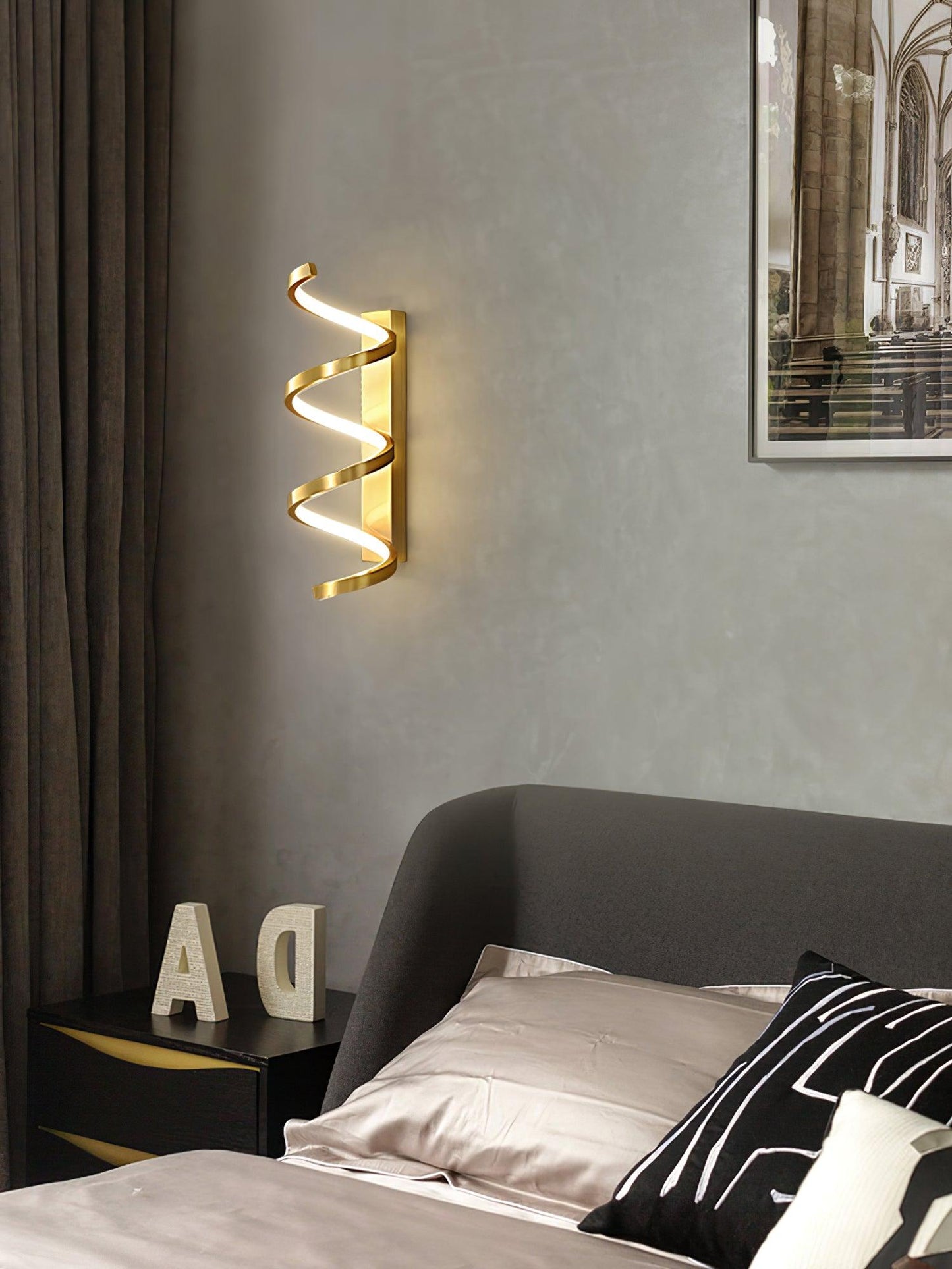 Spiral Wall Light