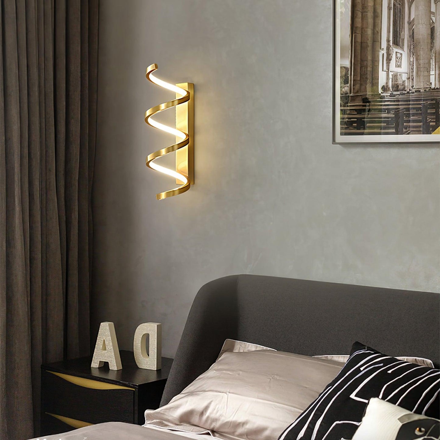 Spiral Wall Light