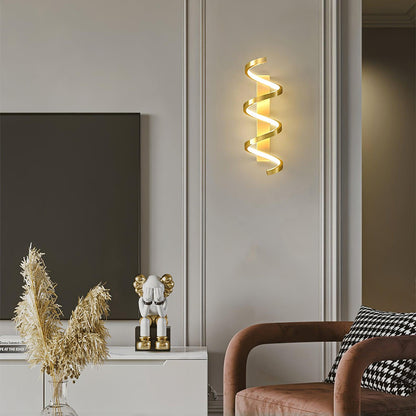 Spiral Wall Light