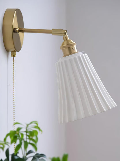 Trumpet Ceramic Wall Light