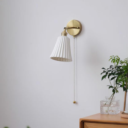 Trumpet Ceramic Wall Light