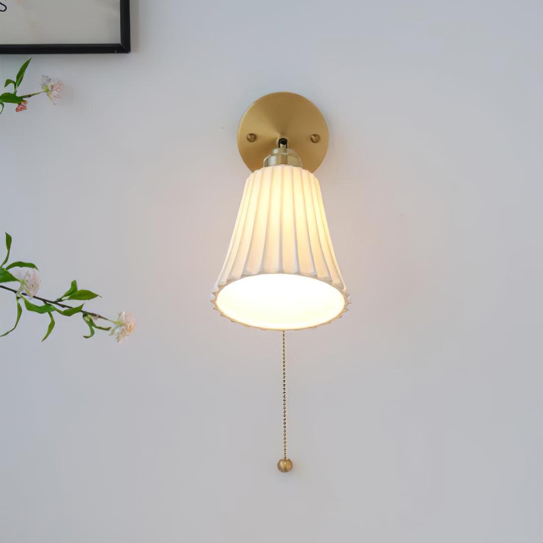 Trumpet Ceramic Wall Light