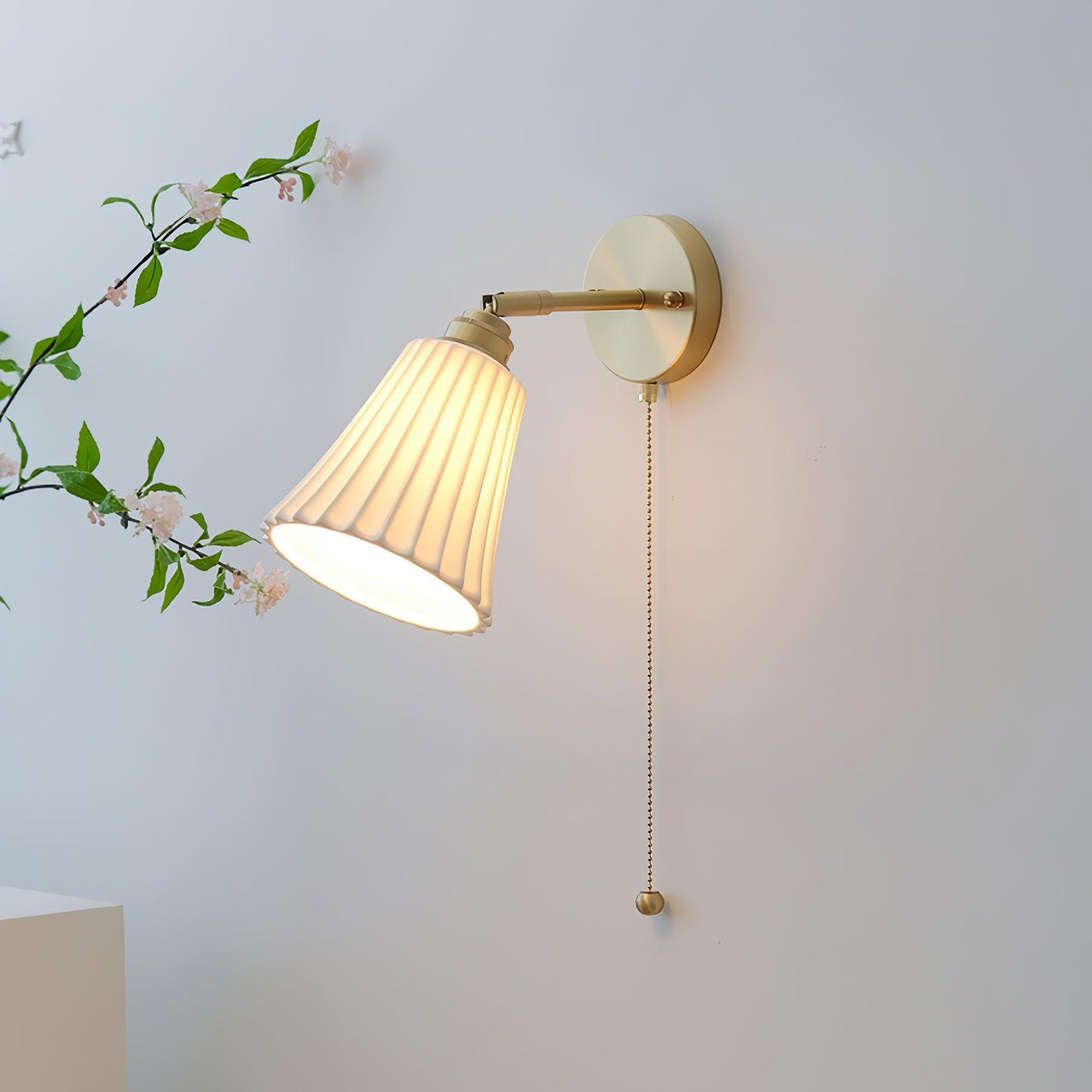 Trumpet Ceramic Wall Light