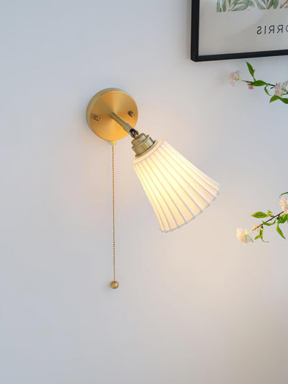 Trumpet Ceramic Wall Light