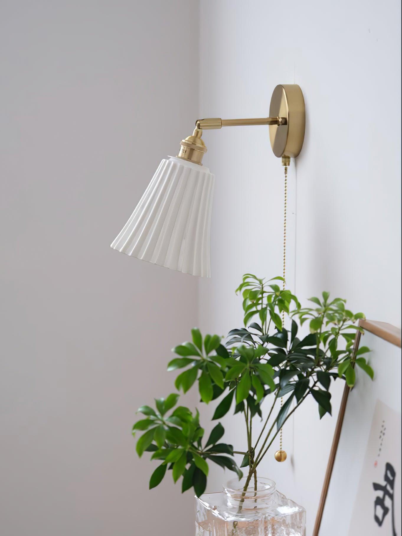 Trumpet Ceramic Wall Light