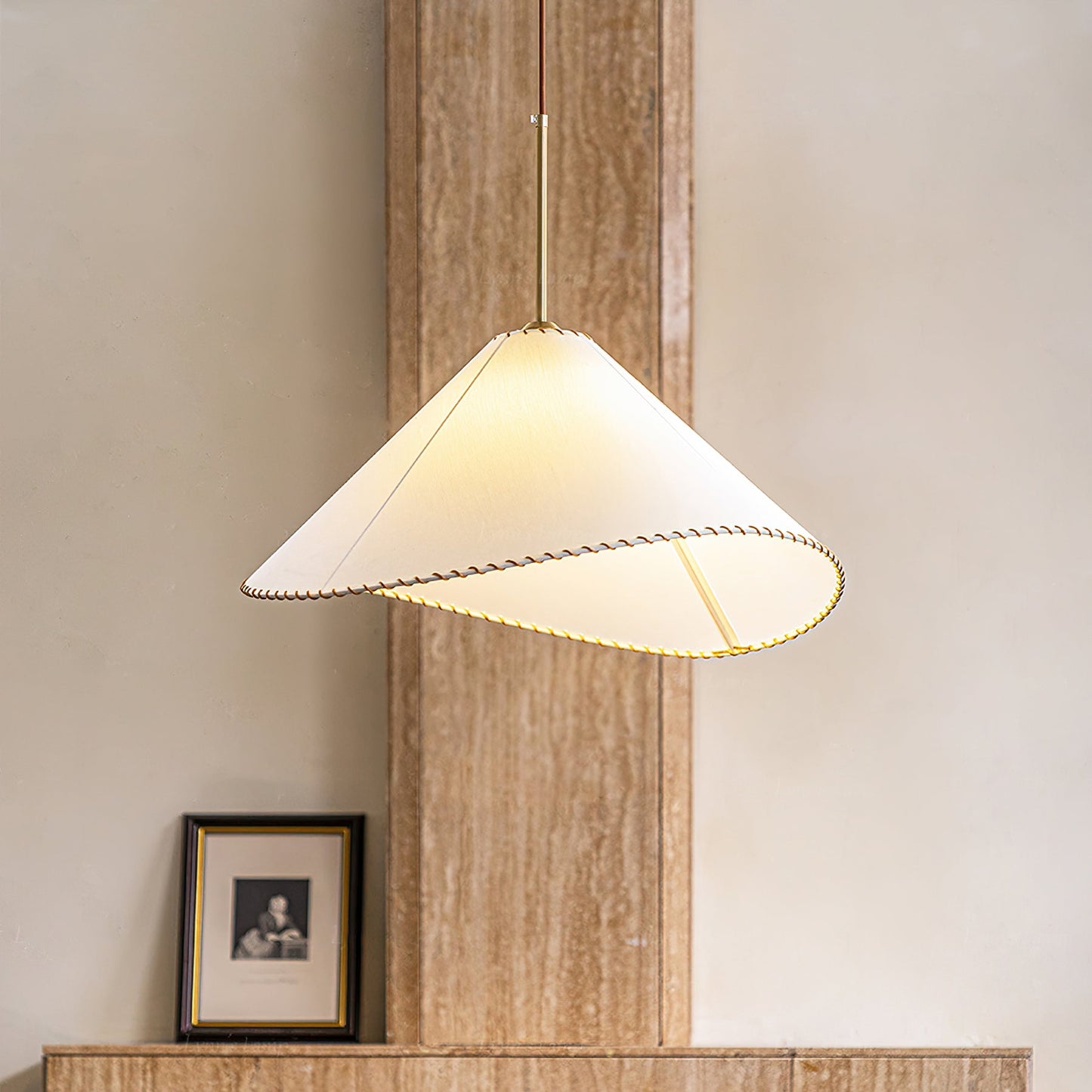 Twisted Shade Pendant Lamp