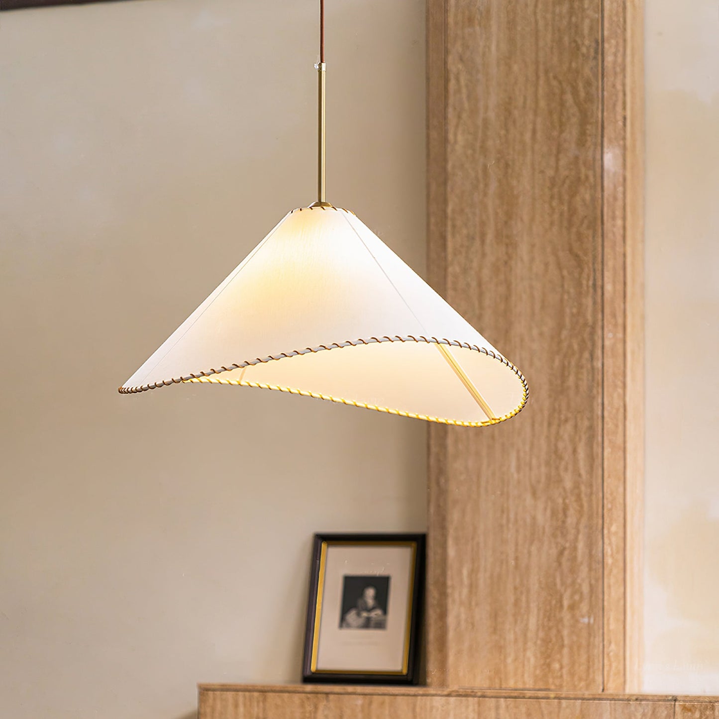 Twisted Shade Pendant Lamp