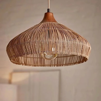 Wicker Rattan Pendant Light