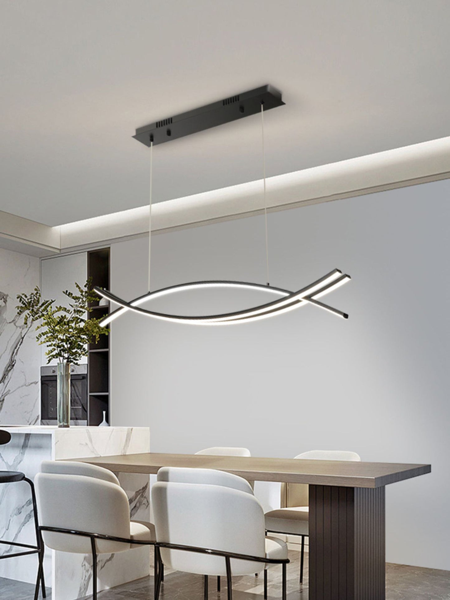 Wishbone LED Chandelier